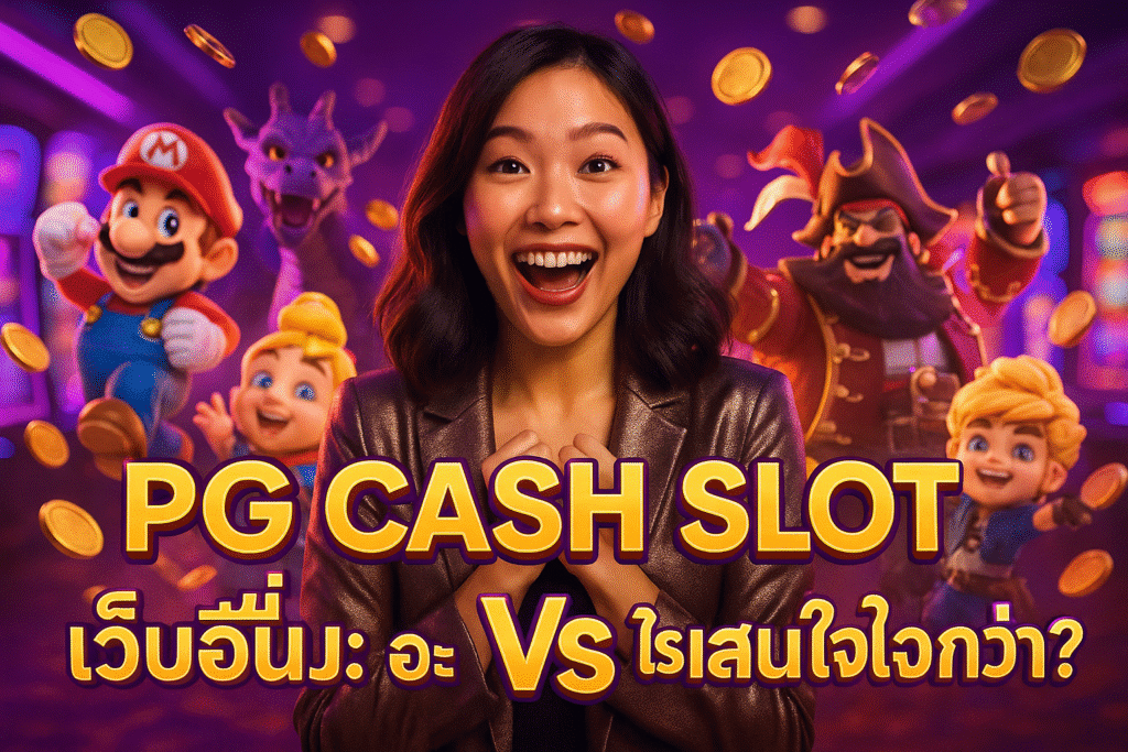 PG CASH SLOT vs เว็บอื่น อะไรน่าสนใจกว่า?