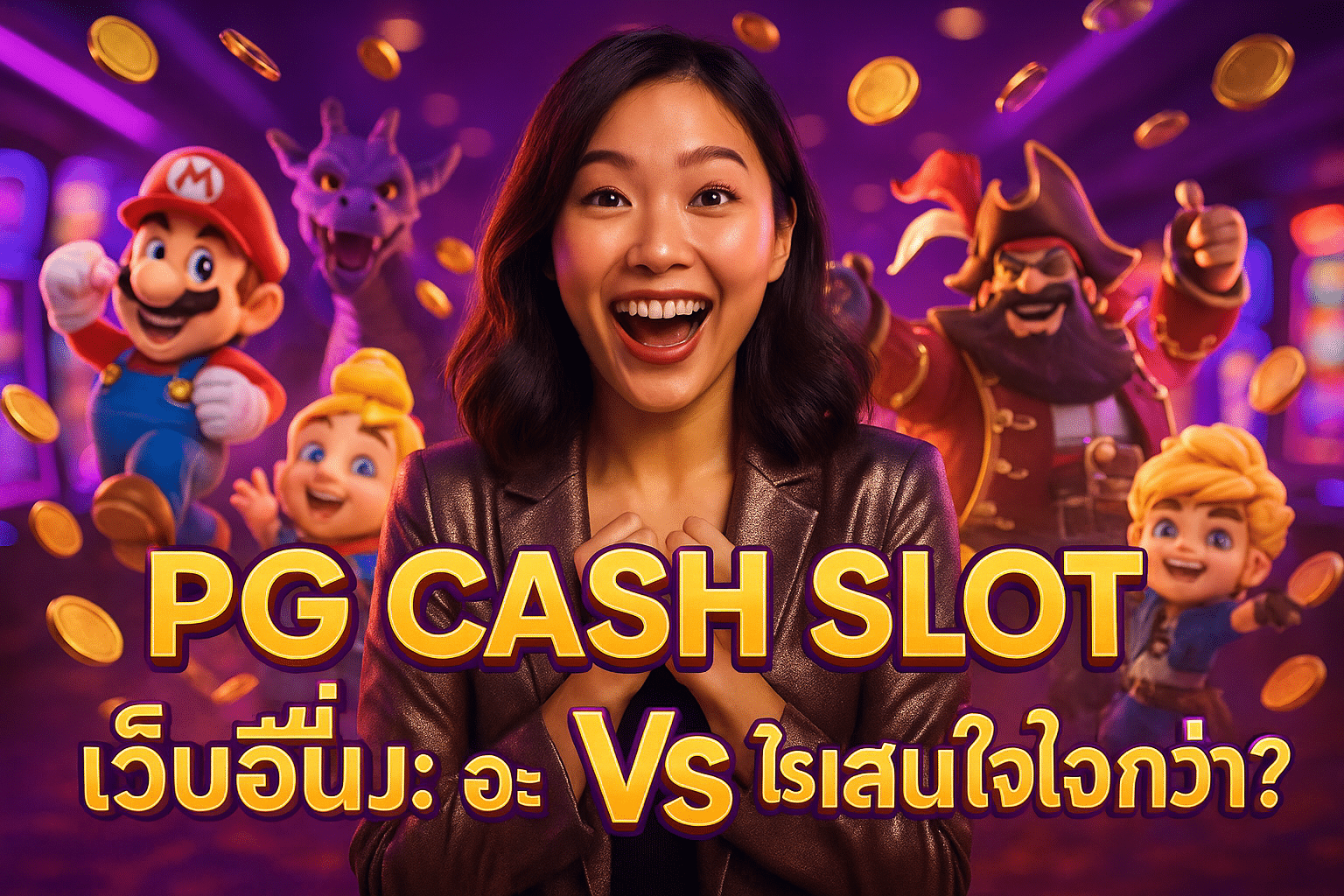 PG CASH SLOT vs เว็บอื่น อะไรน่าสนใจกว่า?